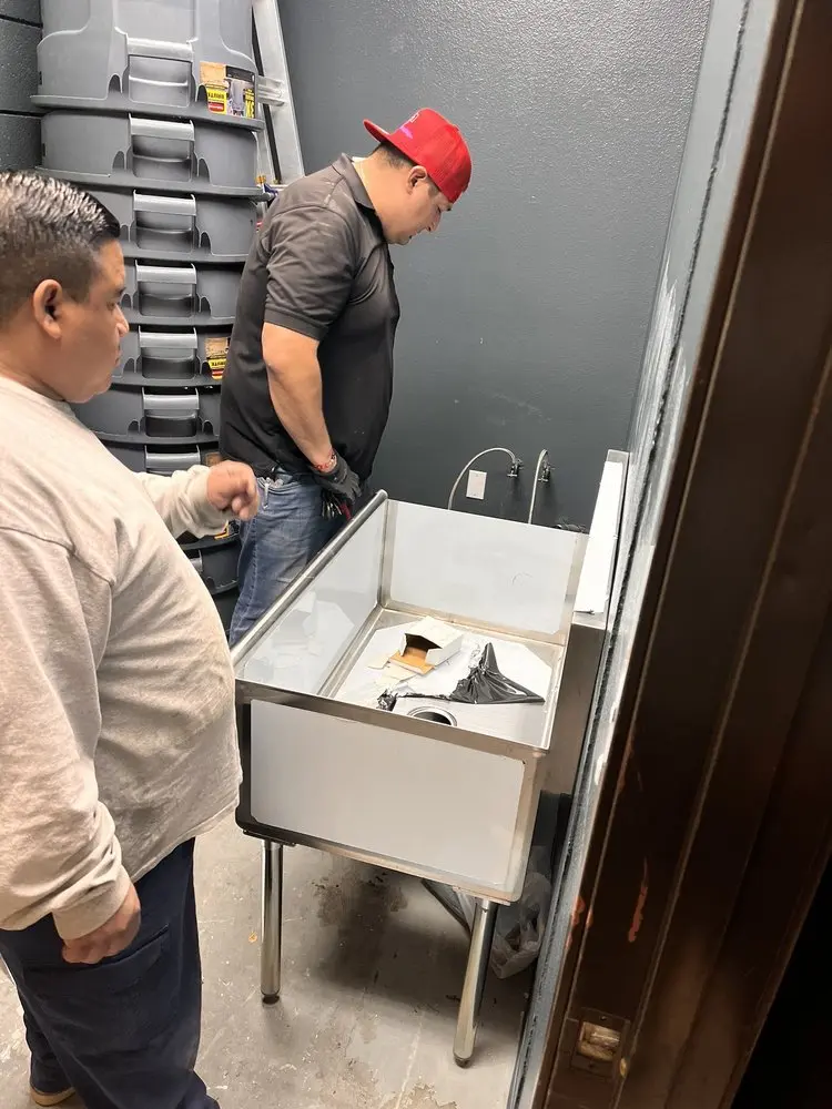 Commercial plumbing and sink installation in Southgate